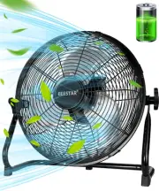 Rechargeable Floor Fan, 12-Speed Battery Operated, 15600Mah, 48-Hour Runtime, 36
