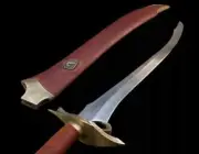 Custom Handmade Heron Marked Sword with Scrabbard Best Gift For Christmas Gift.