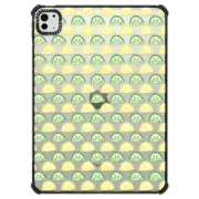 iPad Pro 11-inch (M4) iPad Impact Case Lemon Lime Pattern Transparent