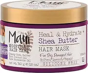 Maui Moisture Heal & Hydrate + Shea Butter Hair Mask For Dry & Damaged Hair 340g |Nourishes & softenes hair|Use as Deep conditioner or Leave in hair treatment