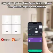 Tuya Zigbee Wireless Scene Switch 12 Modes Lighting Scene Button Controller