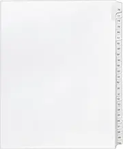 Avery Legal Dividers, Allstate Collated Sets, Letter Size, Side Tab, 76-100 Tab Set (01704)