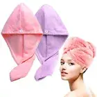 2 Hair Towel Turban Twist Wrap Microfiber Quick Dry Head Bath Shower Cap
