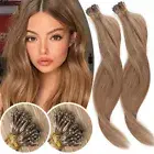 CLEARANCE Nano Ring Human Remy Hair Extensions Thick Micro Loop Beads I Tip Link