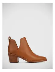 [Wittner] Jiya Ankle Leather Boots in Havana Tan