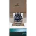 勞力士 116900 ROLEX AIR-KING 空中霸王 綠色指針 黃色皇冠 停產 40MM