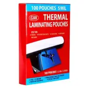 5MIL Thermal Laminating Pouches (100 Count) 5.3x7.2 inch photo size Dry-Erase...