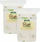 Organic Cotton Puff Size M 50×60mm 2Pack Set 200sheets@pack Cotton Labo SERENA