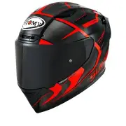 TX Pro Advance ECE 22.06 Black Red Full Face Helmet