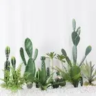 Cute Artificial Cactus Potted Realistic Artificial Cactus Plants Party