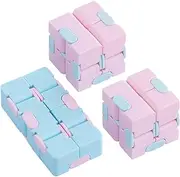 Totority Unlimited Blocks 3pcs Cube Toy for Boys and Girls Intellectual Toy Game for Boys and Girls Random