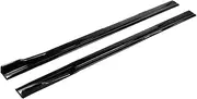 8pcs 2.2m Car Side Skirt Extension Splitter Winglet Side Wing Bumper Lip Compatible for BMW G30 G31 Sport 2017-2019
