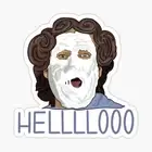 Mrs Doubtfire Robin Williams Pie Face Hello Sticker Decal