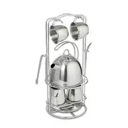 Melissa & Doug Stainless Steel Tea Set Kids/Childrens Pretend Play Toy 3y+