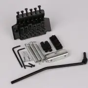 Black Floyd Rose Lic Ibanez Edge Style Double Tremolo System Bridge