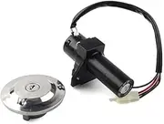 Pexorin Motorcycle Ignition Switch Gas Petrol Cap Cover Lock Key Set, for YBR125 2002-2013 Motorcycle Ignition Switch
