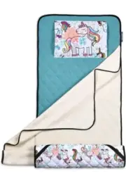 Toddler Nap Map Kids' baby Unicorn with Pillow and Blanket 52x22 New Sealed