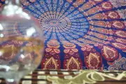 Mandala Roundie Throw Bohemian Lace Round Tapestry Hippy Sofa Table Cover