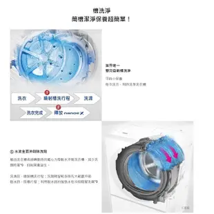 Panasonic 國際牌(私訊折) NA-D106X3 滾筒洗衣機 洗衣10.5KG 烘衣6KG 基本安裝+舊機回收