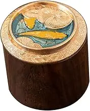 Zerodeko Wooden Teapot Lid Holder Stand Decorative Cup Lid Support for Teapot and Teacup Covers Unique Artistic Design for Office Decoration Fine Workmanship with Vivid Details
