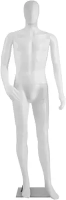 Male Mannequin 185CM Full Body Manikin Display Stand Dress Form Adjustable De...