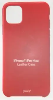 Apple Genuine Leather Case For iPhone 11 Pro Max - PRODUCT (RED)
