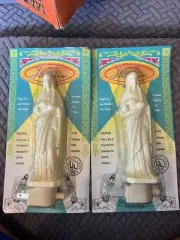 Vintage NOS Jesus Christ Plug-In Night light Christian God Light Religious New
