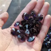 Suncatcher Chandelier 50PC Deep Purple Octagon Bead Lamp Decor Part Hanging DIY