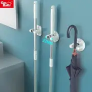 Broomstick Hook Clamping Wall Mounted Toilet Bathroom Tools Wholesale Shelf For