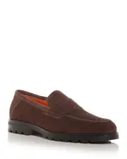 Santoni Men's Detroit Slip On Penny Loafers