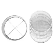 Garden Potting Mesh Sieve Sifting Pan - Stainless Steel Mix Soil 4 Sieve4030