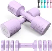 Adjustable Dumbbells Hand Weights Set Sportneer 4 in 1 Weight Adjustment 2.5kg