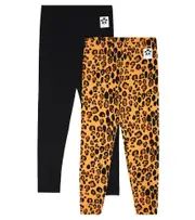 [Mini Rodini] Mini Rodini Set of 2 jersey leggings M 6/9 multicoloured