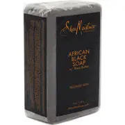 Shea Moisture African Black Soap Bar With Shea Butter each