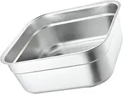 FELTECHELECTR Stainless Steel Mixing Bowl Food Storage Holder Vegetable Washing Bowl