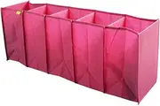 5 Shelf Foldable Hanging Closet Hanging Organizer Storage Hanging Accessory Bag Wardrobe Closet Storage Pockets