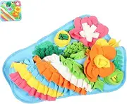 BAZEITFLOW Pet Sniffing Pads Puppy Training Pad Cat Feeding Mats Health Digestion Enhancer Interactive Play Mat Stylish Blue