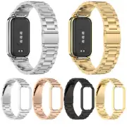 Stainless Steel Watch Band Strap Bracelet For Mi Smart Band 8 Active/Redmi Band2