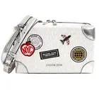 Michael Kors Shoulder Bag Jeanie Small Trunk cross Body Optic White New