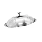 32-40cm Stainless steel Lid with Glass Window Frypan Casserole Pot Wok Replaceme