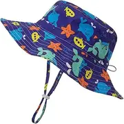 SHERCHPRY Sun Visor Bucket Hat Hats Breathable Hat Summer Bucket Hat Fedora Summer Hats Summer Hat Casual Hat Bucket Hat Bonnet Cap UV Nylon Blue