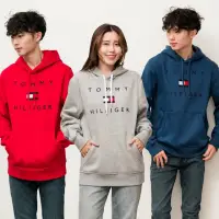 在飛比找momo購物網優惠-【Tommy Hilfiger】男版 刺繡大寫字母國旗LOG