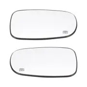 New Pair Set Power Side Door Mirror Glass with Bases Heated for Saab 9-3 9-5