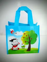 在飛比找Yahoo!奇摩拍賣優惠-光泉牛奶可愛Q版購物袋環保袋