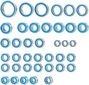 Steel Blue Sealed Steel Ball Bearings Upgrade Parts for Traxxas TRX4 1/10 RC Car
