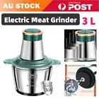 2 Speed 3L Electric Meat Grinder Food Chopper Blender Food Processor Blender AU