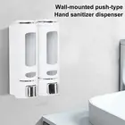 400ml Press Soap Dispenser Press Type Punch-free Manual Liquid Soap Container