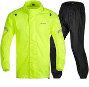 Motorcycle Rain Suit,Waterproof Fishing Hiking Golf Packaway Rain Coat,Hi Viz Reflective Bicycle Rain Jacket from MOTO-BOY