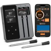 Wireless Meat Thermometer Digital Smart Bluetooth Meat Thermometer with 2 Mea...