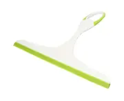 Glass Window Wiper Soap Cleaner Squeegee Shower Bathroom Mirror Cleaning Brush-Green